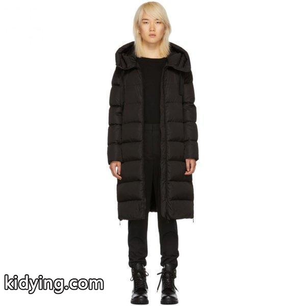 モンクレール レディース ダウンジャケット アウター Black Down Garrot Coat :hc-182111f061035:フェルマート fermart 3号店 - 通販ショッピング-0
