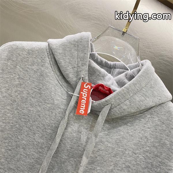 2025秋冬 グレー 配色 定番 ストリート おしゃれ SUPREME シュプリーム コピー パーカー-7