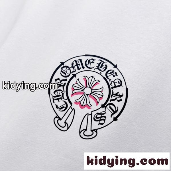 2026新作 Chrome Hearts 激安 クロムハーツ 半袖Tシャツ クロスロゴ バックプリント コットン クルーネック ストリート ユニセックス 人気アイテム-10