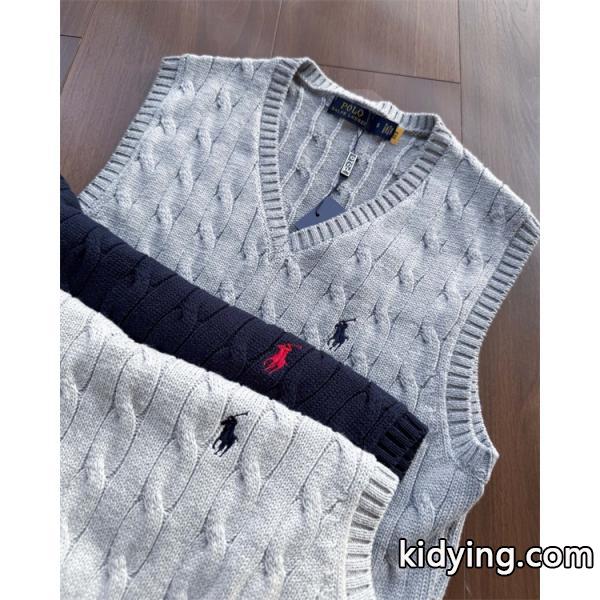 注目度抜群 2026新作 クラシック ニットベスト Polo Ralph Lauren  ポロ ラルフローレン コピー-7