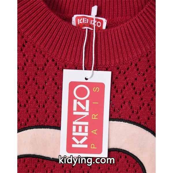 レッド 蛇×花柄アイコンブランドプリント セーター ケンゾー KENZO コピー 秋冬 着心地抜群 注目-4
