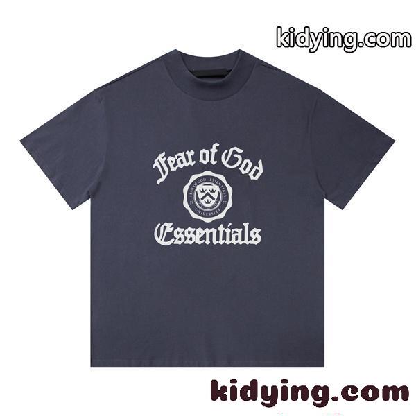 エッセンシャルズ コピー 半袖Tシャツ ESSENTIALS レッド クラシック プリント 高級感 ストリート 存在感-2