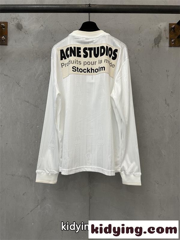 Acne Studios 26SS新作☆アクネストゥディオズ長袖tシャツ スーパーコピーテクニカルジャカードサッカーユニフォーム-1