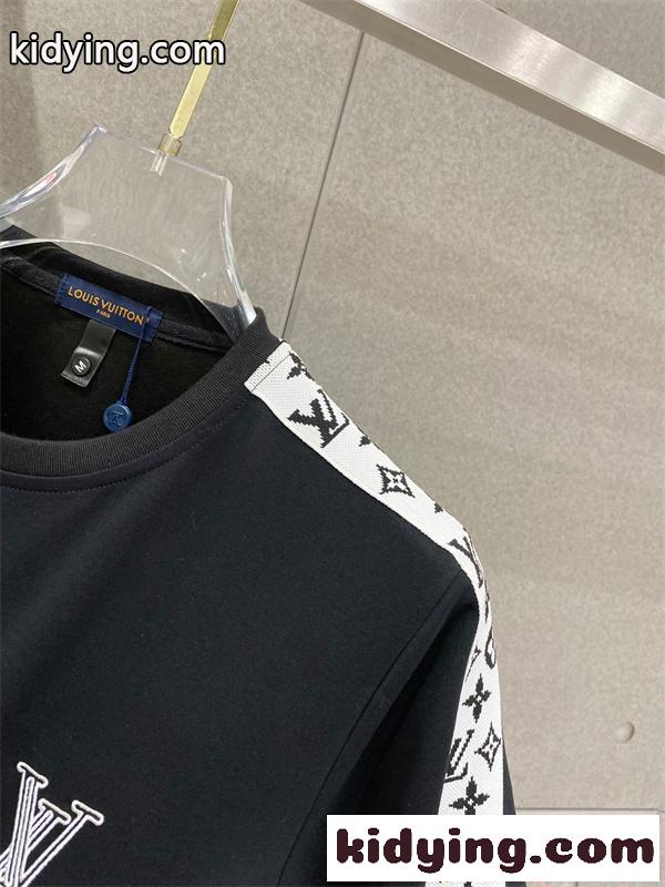 スポーツ 高級 LOUIS VUITTON ルイヴィトン コピー セットアップ ブラック モノグラムライン-4