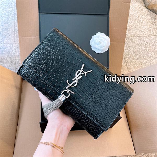 YSLサンローラン 財布 ショルダーバッグ ハンドバッグ 高品質の金具を採用し上品な印象に-0