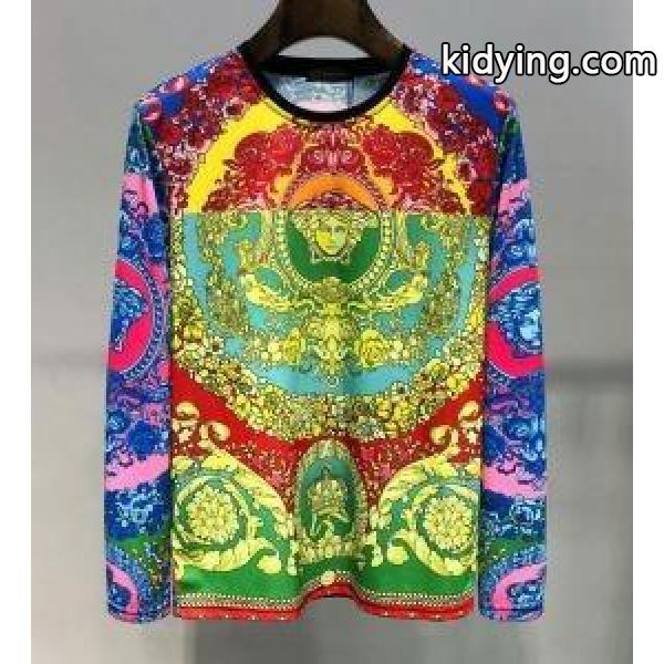 ヴェルサーチ VERSACE 長袖Tシャツ 素敵な夏の定番アイテム 2019SSコレクションに新着_ヴェルサーチ VERSACE_ブランド コピー 激安(日本最大級)-0