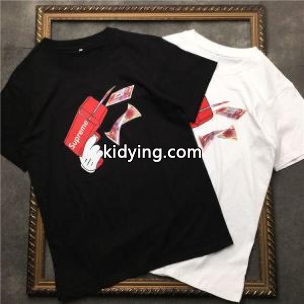今年っぽくNEWファッション SUPREME シュプリーム 半袖Tシャツ 2色可選 話題の新作到着! 2018年秋冬入荷_半袖Tシャツ_メンズファッション_スーパーコピーブランド激安通販 専門店-0