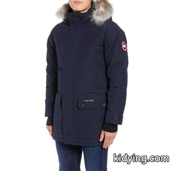 カナダグース ジャケット・ブルゾン アウター メンズ Canada Goose Emory Genuine Coyote Fur Trim Parka Admiral Blue :36-1a2v5f1xny-69oq:asty-shop2 - 通販ショッピング-0