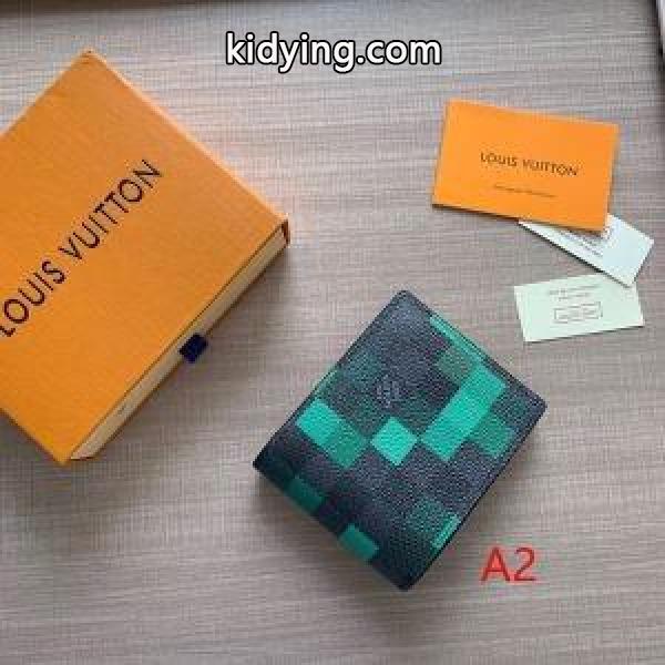 Louis Vuitton ルイ ヴィトン メンズ 二つ折り財布 DAMIER GRAPHITE ダミエグラフィット ピクセル コピー ファッション 激安-1