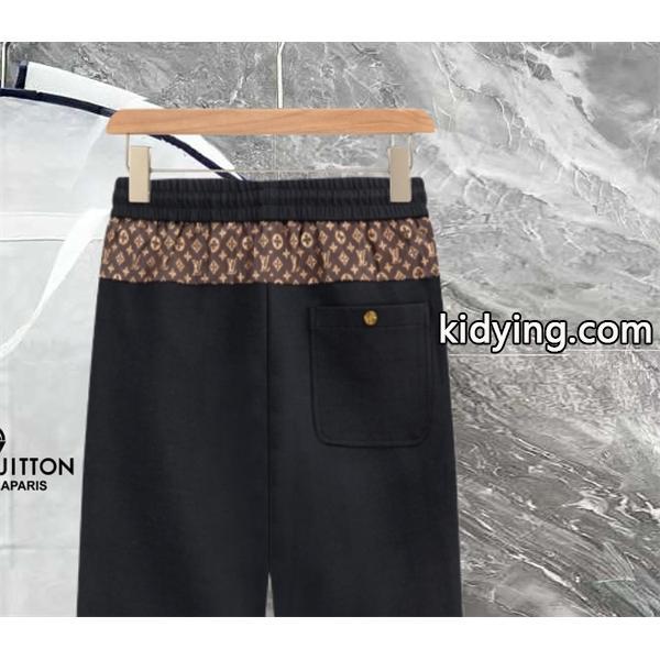 2025秋冬 グレー モード LOUIS VUITTON ルイヴィトン コピー 軽量ラク穿き スウェットパンツ-3
