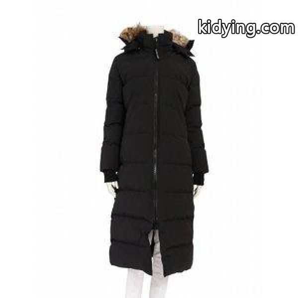 カナダグース CANADA GOOSE ダウンコート ロングコート 黒 S/P アウター ワンポイント 3035LA 17AW MYSTIQUE PARKA FUSION FIT レディース :114-201807020744:ブランド古着販売のベクトル - 通販ショッピング-0