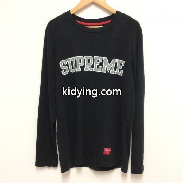 シュプリーム ロゴ ロンT 2018082301 黒 / ブラック Supreme 無地 :70213714:ドンドンダウンYahoo!店 - 通販ショッピング-0