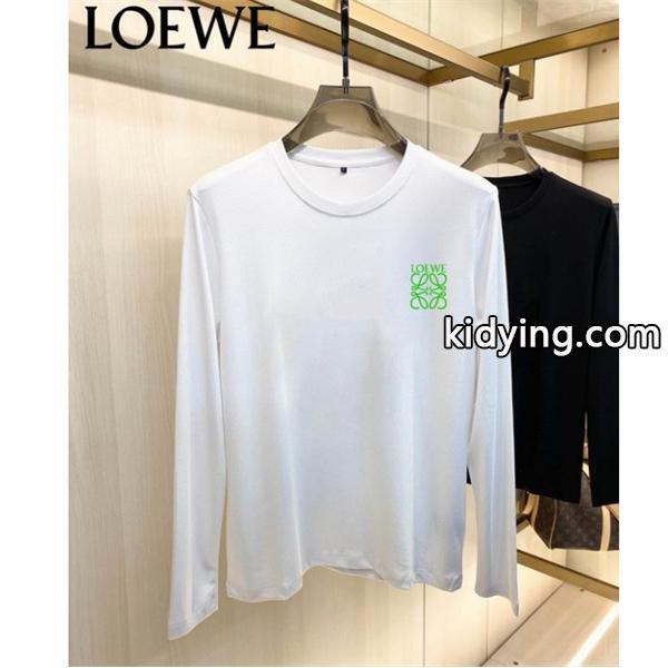 秋冬着回し抜群ロエベ LOEWEコピー 長袖ｔシャツ インナー 大人っぽさがあるスタイリング-0