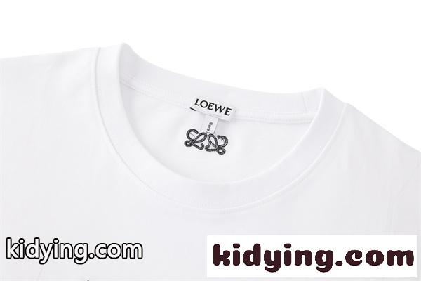 アニマルグラフィック 遊び心デザイン おしゃれ注目作 LOEWE ロエベ コピー 半袖Tシャツ ポップスタイル-3