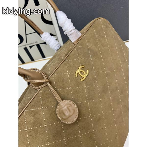 2025秋冬 CHANEL シャネル コピー トレンド 上品 ブラック スエード 通勤 人気 大容量 ハンドバッグ-5