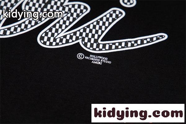AMIRI モノトーン アミリ コピー 半袖Tシャツ シンプル 高見え カジュアル 2026新作コーデ-5