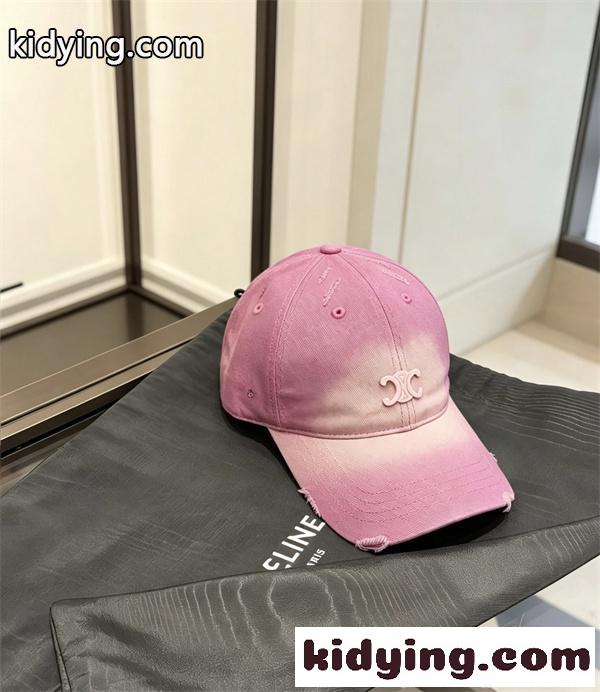 セリーヌ コピー ベースボールキャップ 刺繍ロゴ サイズ調整可能 CELINE ユニセックス-7