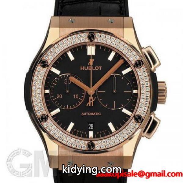HUBLOT ウブロ クラシックフュージョン クロノグラフ キングゴールド ダイヤ 521OX1181LR1104 【新品】【メンズ】 【腕時計】-0
