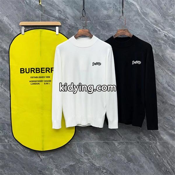 ロゴレタリング ホワイト / ブラック ユニセックス ファッショナブル バーバリー BURBERRY 偽物 ニット-9