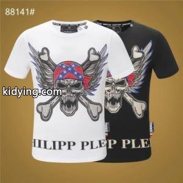 2019年春夏シーズンの人気 PHILIPP PLEIN Tシャツ/半袖 2色可選顧客セール大特価 フィリッププレイン 抜け感のあるスタイルが完成_フィリッププレイン PHILIPP PLEIN_ブランド コピー 激安(日本最大級)-0