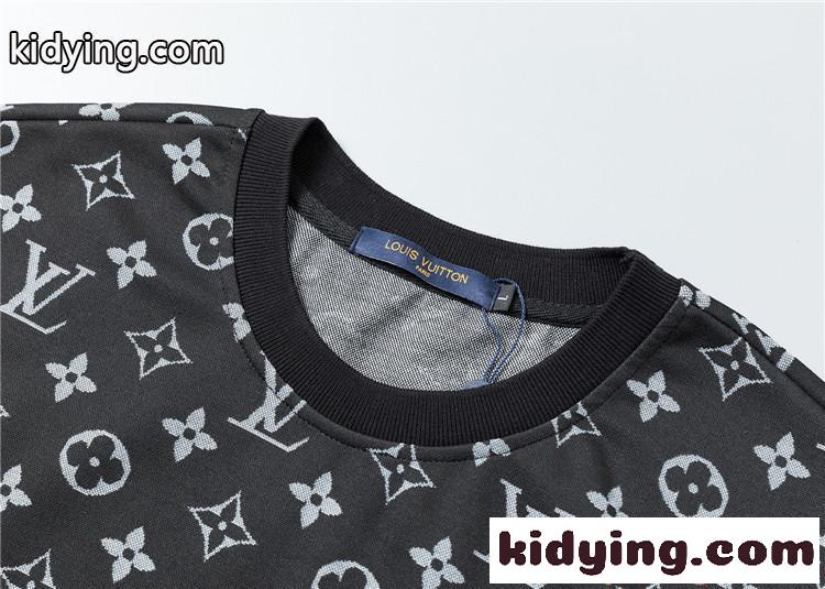 プリント セットアップ LOUIS VUITTON メンズ 半袖Tシャツ ルイヴィトン コピー ショートパンツ 上下セット-6
