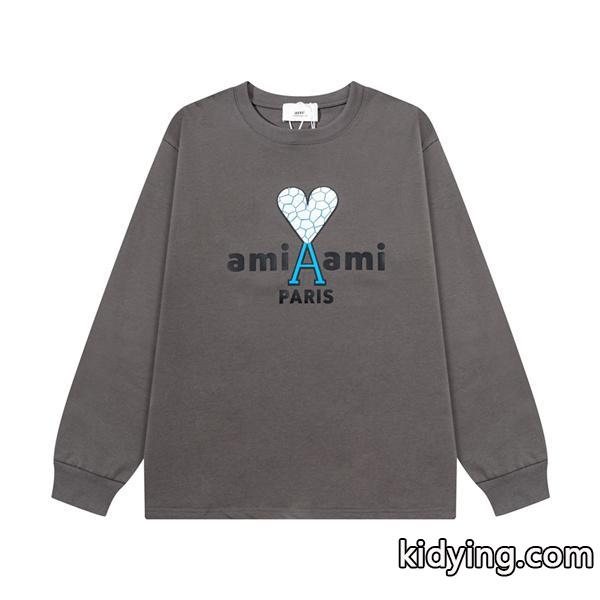 AMI PARIS アミ パリス コピー ホワイトカラー フレンチムード  大人カジュアル ロングスリーブ-1