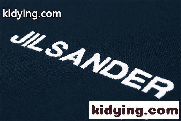 上質 ロゴプリント ジルサンダー Tシャツ ネイビー 半袖 ミニマル JIL SANDER コピー-6