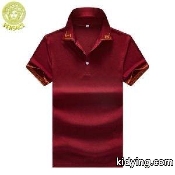 3色可選 カジュアルもある絶妙な雰囲気 ヴェルサーチVERSACE 春夏は継続系のトレンド Tシャツ/ティーシャツ_ヴェルサーチ VERSACE_ブランド コピー 激安(日本最大級)-1