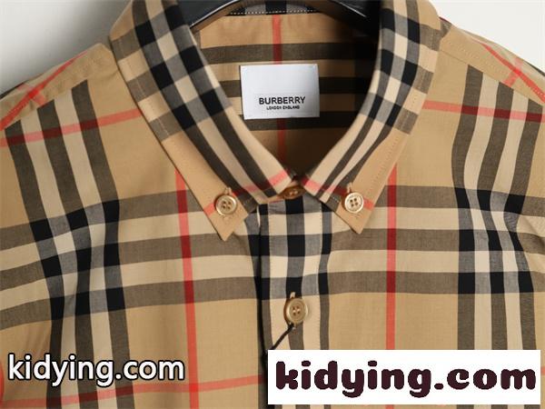 トレンド上昇 ベージュ チェック柄 BURBERRY バーバリー スーパーコピー クラシック エレガンス 長袖シャツ-5