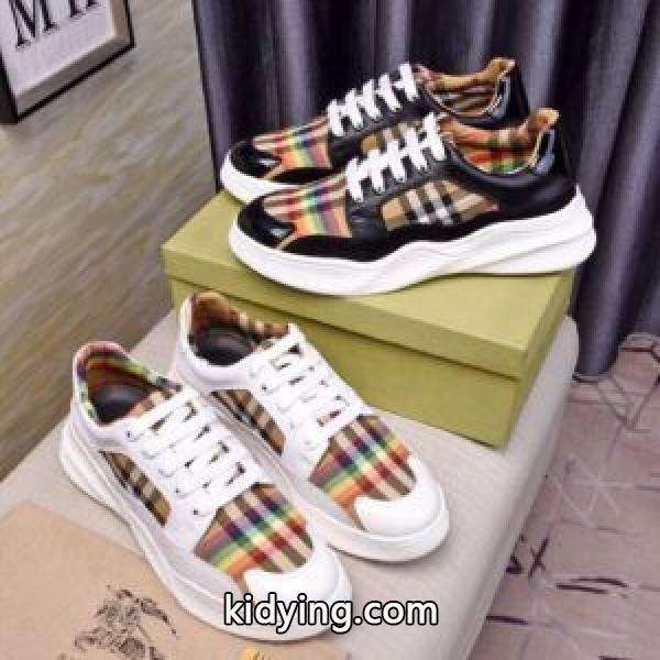 2019年春夏流行ファッション 大人可愛いスタイル BURBERRY バーバリー カジュアルシューズ 2色可選_スニーカー、靴_メンズファッション_スーパーコピーブランド激安通販 専門店-0