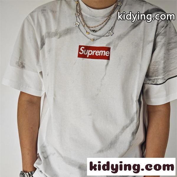 半袖Tシャツ SUPREME ボックスロゴ カジュアル 個性派 おしゃれ 夏トップス シュプリーム コピー-0