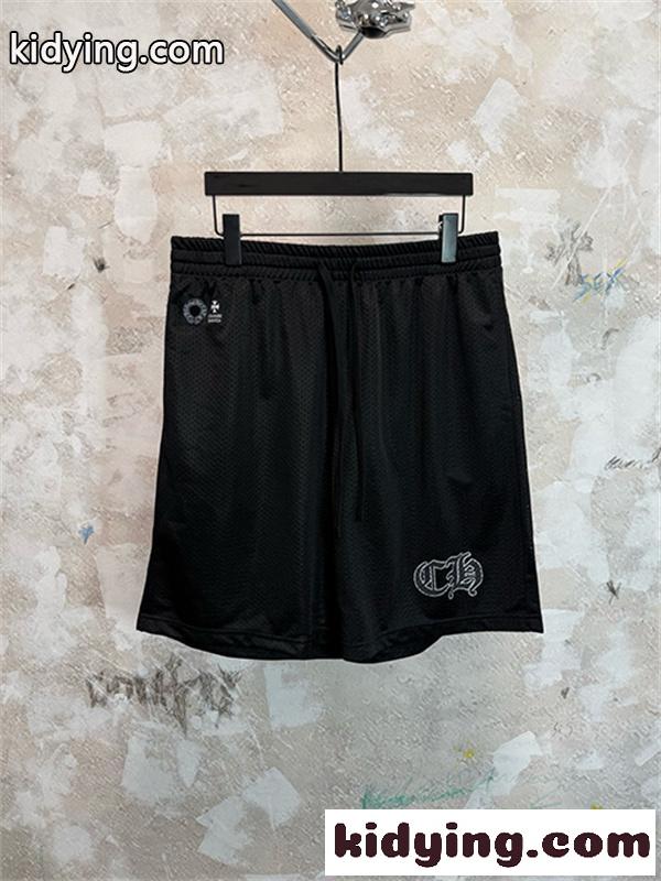 ブラック 半袖Tシャツ Chrome Hearts クロムハーツ コピー グリーンサークルバックプリント クロスモチーフ クルーネック ストリートトップス-2
