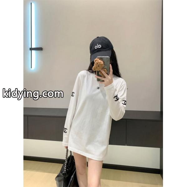 CHANEL 2026春夏SS シャネル長袖tシャツコピーリラックス感3色使い勝手-1