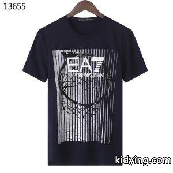 ARMANI アルマーニ 半袖Tシャツ 4色可選 季節感もプラス2019新作 今夏のお気に入りスタイル_アルマーニ ARMANI_ブランド コピー 激安(日本最大級)-3