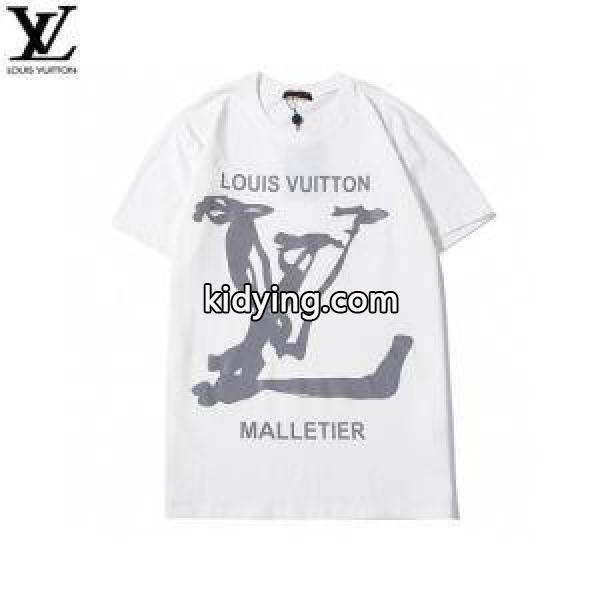 2色可選 ルイ ヴィトン 魅力を最大限に生かす LOUIS VUITTON 半袖Tシャツ 普段着にも合わせやすい_ルイ ヴィトン LOUIS VUITTON_ブランド コピー 激安(日本最大級)-0