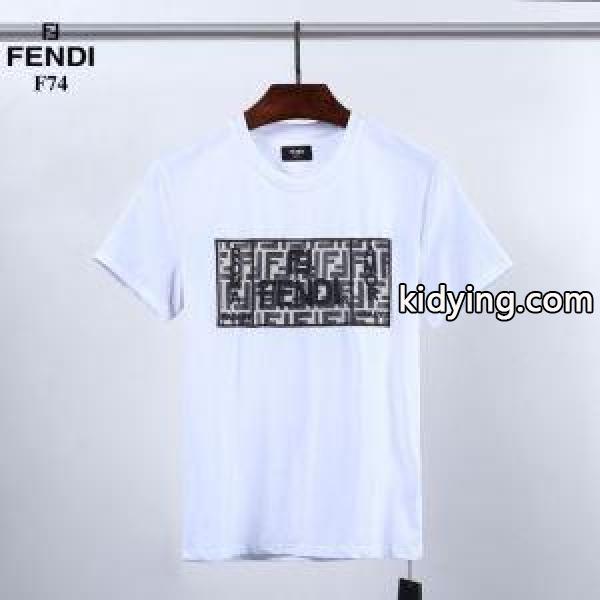 半袖Tシャツ 2色可選 上級者向けなイメージある フェンディ FENDI 爽やかなコーデにぴったり_フェンディ FENDI_ブランド コピー 激安(日本最大級)-1
