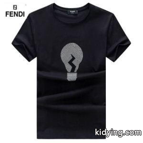 新作入荷100%新品リラックス感プリントｔシャツかわいいFENDIフェンディ 激安洗練されたデザイン普段使い-0