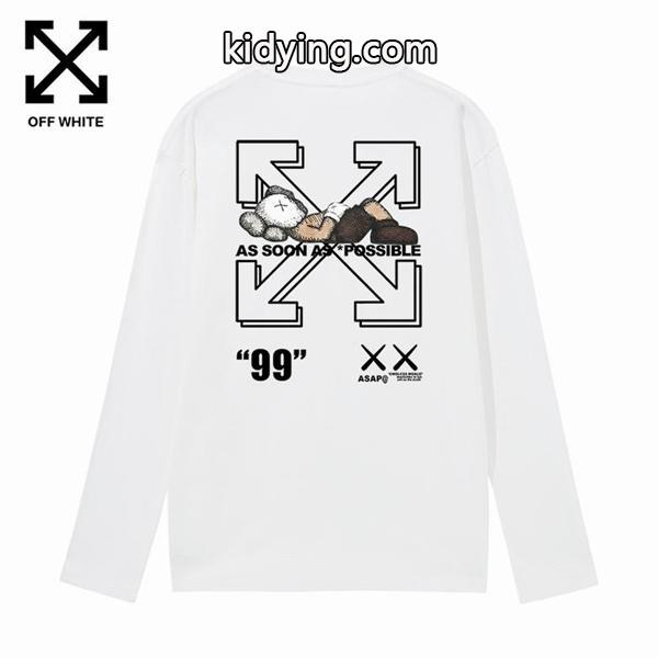品質保証正規保証のオフホワイト、Off-Whiteの人気セール低価の白い長袖Tシャツ_Off-White オフホワイト_ブランド コピー 激安(日本最大級)-0