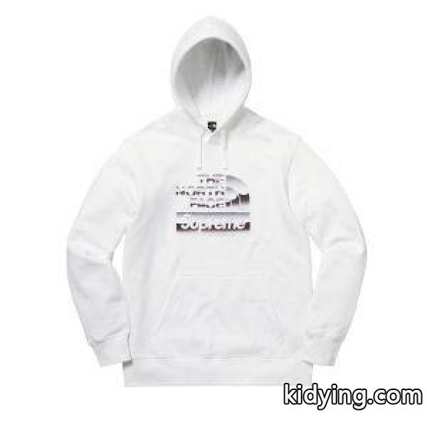 今も定番！SUPREMEシュプリーム×THE NORTH FACE 18SS Metallic Logo Hooded Sweatshirtフード付きパーカーコピーブラック、ホワイト-3
