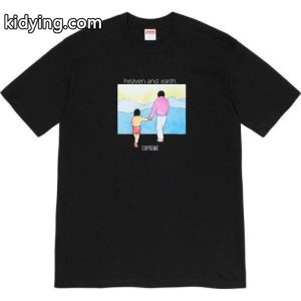 2色可選 Supreme 19FW Heaven And Earth Tee  シュプリーム SUPREME Tシャツ/半袖 さらに魅力的_半袖Tシャツ_メンズファッション_スーパーコピーブランド激安通販 専門店-0