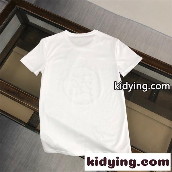 上品 ホワイト FENDI 半袖 Tシャツ クラシック フェンディ コピー ラグジュアリー 高見え-7