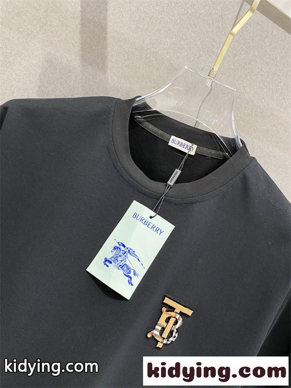 バーバリー上下着コピー BURBERRY 2026ss☆半袖Tシャツ&デニム調ショーツ セット メンズ カジュアル ストリート-4