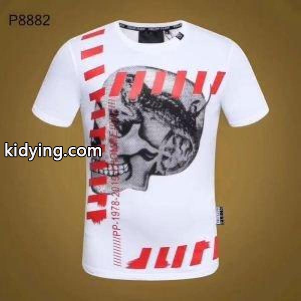 今年らしく魅力的アップ Tシャツ/ティーシャツ 2019SS人気ブランド新作アイテム フィリッププレイン PHILIPP PLEIN 2色可選_フィリッププレイン PHILIPP PLEIN_ブランド コピー 激安(日本最大級)-0