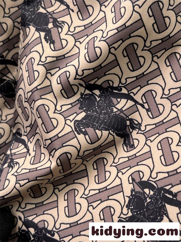 売れ筋継続 ベージュ モノグラム ラグジュアリー BURBERRY バーバリー スーパーコピー カジュアル ショートパンツ-3