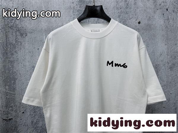 ベーシックシルエット 軽やかな印象 MAISON MARGIELA メゾンマルジェラ コピー コットンTシャツ 街着スタイル-3
