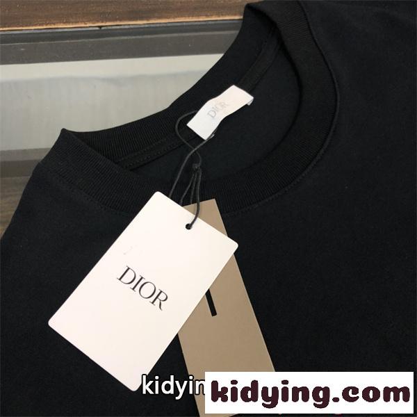 半袖Tシャツ 刺繍 DIOR ディオール スーパーコピー シンプル 快適 当店イチオシ モード系-3