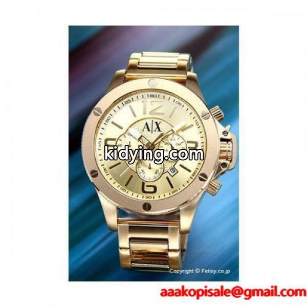 アルマーニエクスチェンジ 腕時計 メンズ Armani Exchange AX1504 ウェルウォーン クロノグラフ オールゴールド :waexe0109-ax1504:トレンドウォッチ - 通販ショッピング-0