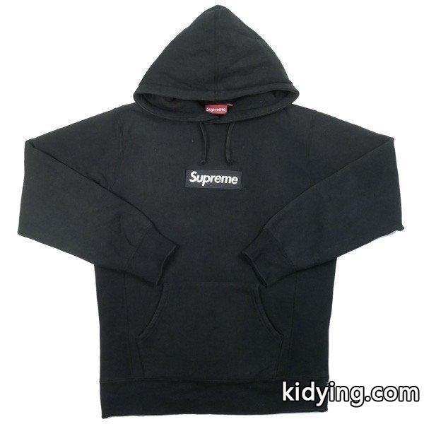 シュプリーム SUPREME Box Logo Hooded Sweatshirt BOXロゴパーカー 黒 良い 通販-0