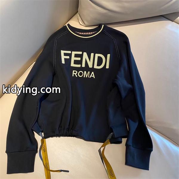 フェンディ FENDI限定版スウェット ブラックとピンクの2色展開 カップル 激安-0