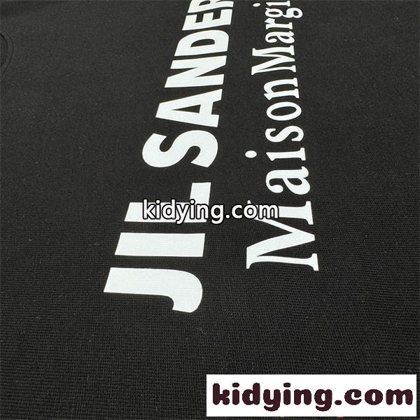 期間限定 ダブルロゴ ジルサンダー Tシャツ ホワイト 半袖 コントラストプリント Maison Margiela*JIL SANDER コピー-4